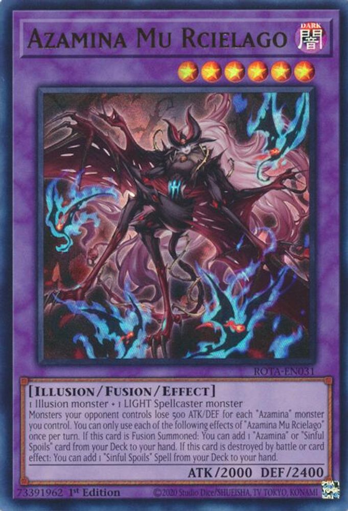 Azamina Mu Rcielago - (ROTA-EN031) Ultra Rare - 1st Edition