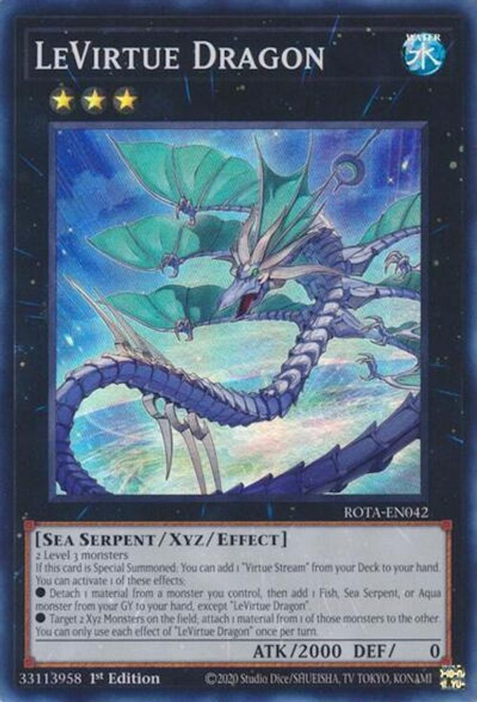 LeVirtue Dragon - (ROTA-EN042) Super Rare - 1st Edition