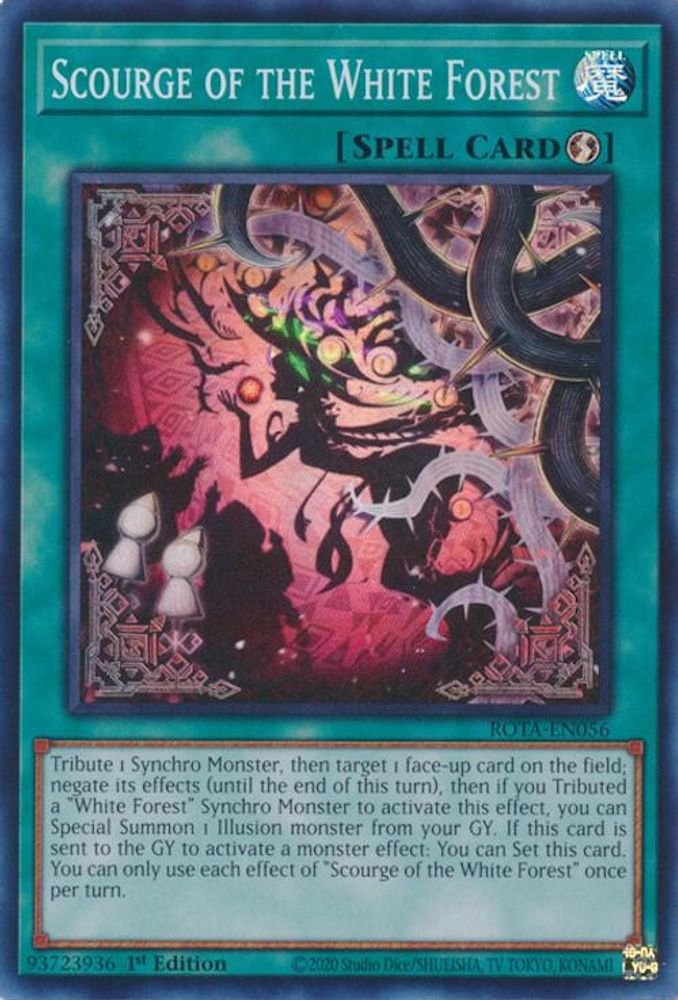 Scourge of the White Forest - (ROTA-EN056) Super Rare - 1st Edition
