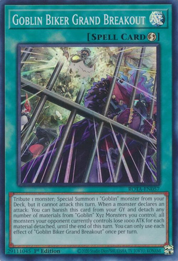 Goblin Biker Grand Breakout - (ROTA-EN057) Super Rare - 1st Edition