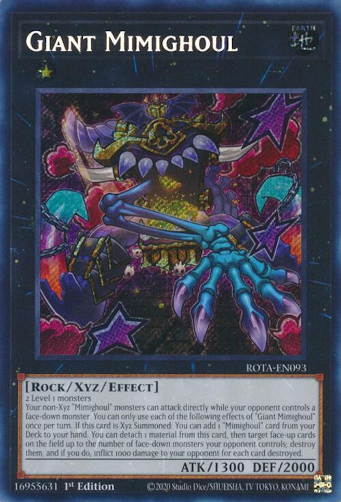 Giant Mimighoul - (ROTA-EN093) Secret Rare - 1st Edition