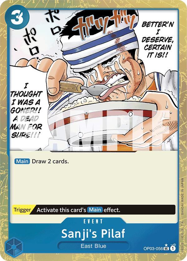[TEXTURED] Sanji's Pilaf - OP03-056 - UC PRB-01 THE BEST Premium Booster