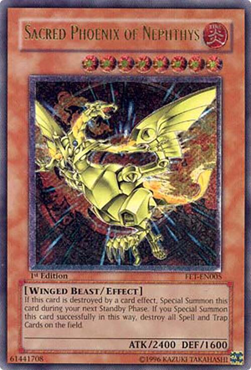 Sacred Phoenix Of Nephthys - Fet-en005 - Ultimate Rare 204