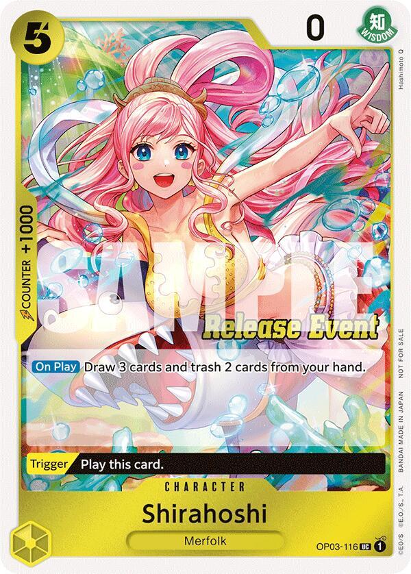 Shirahoshi - OP03-116 - One Piece ST15-20 Pre-Release Winner Promo