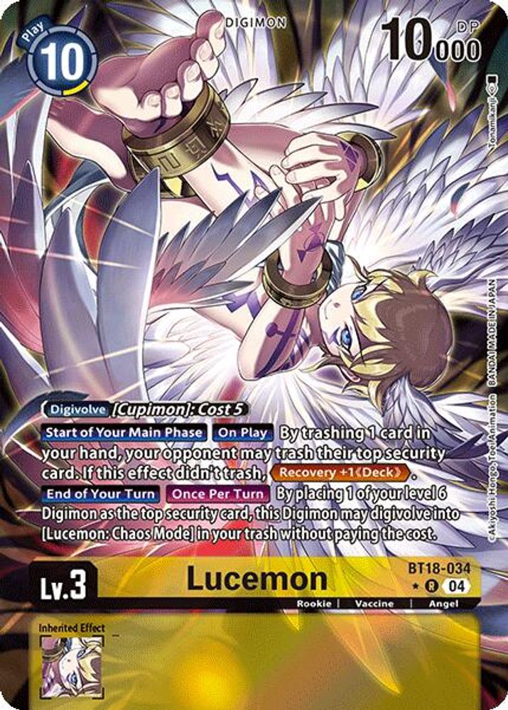 Lucemon (Alternate Art) (BT18-034) R★ - Digimon Release Special Booster 2.0