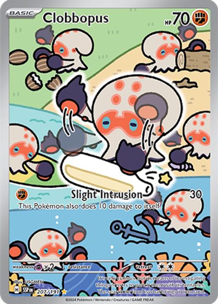 Clobbopus - [  207/191 ] - Illustration Rare - Pokemon SV08 Surging Sparks