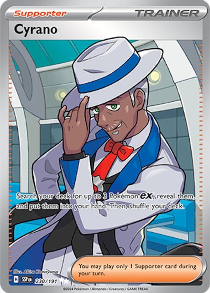 Cyrano - [  230/191 ] - Ultra Rare - Pokemon SV08 Surging Sparks