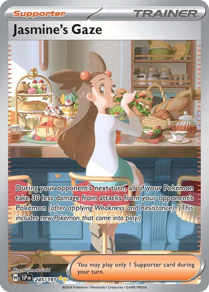 Jasmine's Gaze - [  245/191 ] - Special Illustration Rare - Pokemon SV08 Surging Sparks