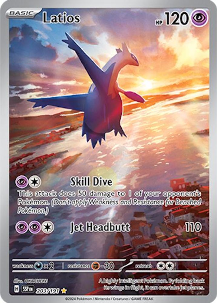 Latios - [  203/191 ] - Illustration Rare - Pokemon SV08 Surging Sparks