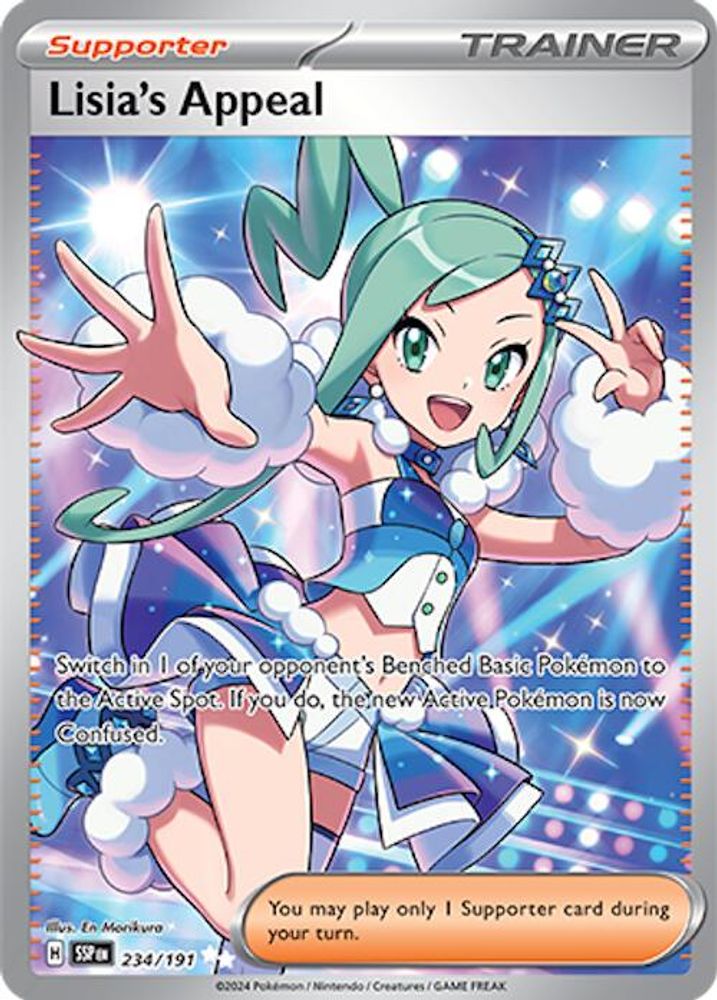 Lisia's Appeal - [  234/191 ] - Ultra Rare - Pokemon SV08 Surging Sparks