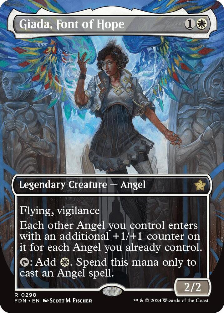 FOIL BORDERLESS Giada, Font of Hope - #298 - Rare Foundations