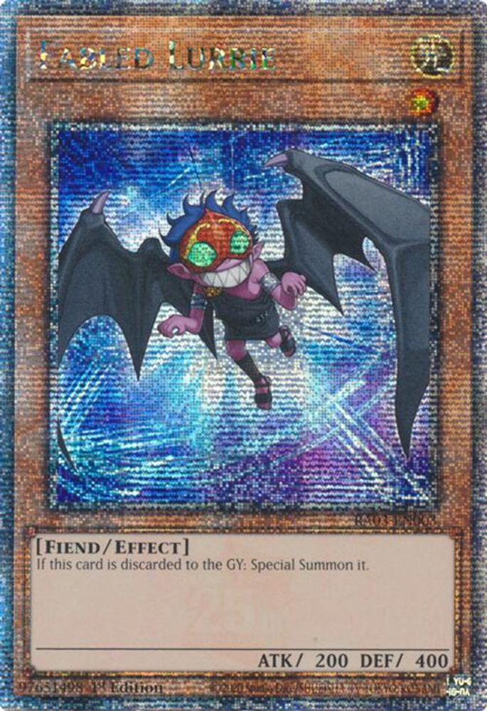 [QUARTER CENTURY RARE] Fabled Lurrie (Quarter Century Secret Rare) - (RA03-EN003) - 1st Edition