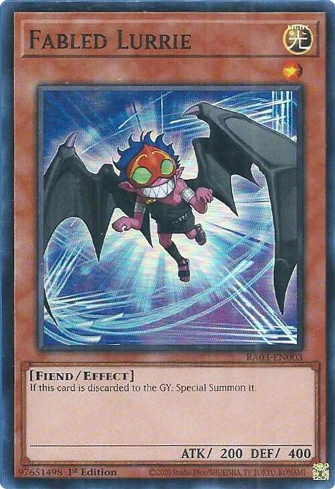 [SUPER RARE] Fabled Lurrie - (RA03-EN003) - 1st Edition