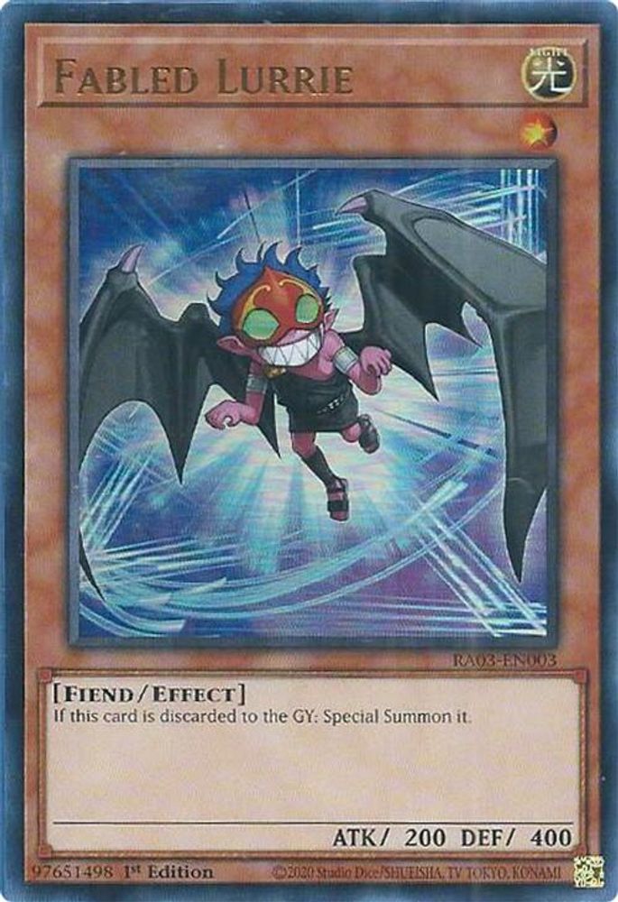 [ULTRA RARE] Fabled Lurrie (UR) - (RA03-EN003) - 1st Edition