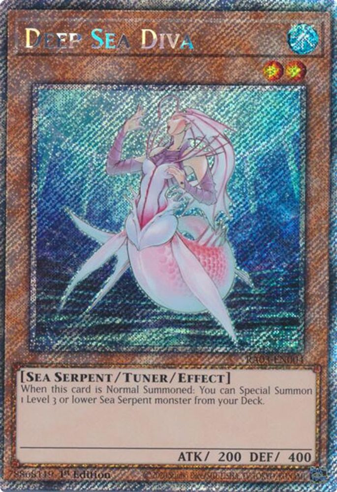 [PLATINUM RARE] Deep Sea Diva (Platinum Secret Rare) - (RA03-EN004) - 1st Edition