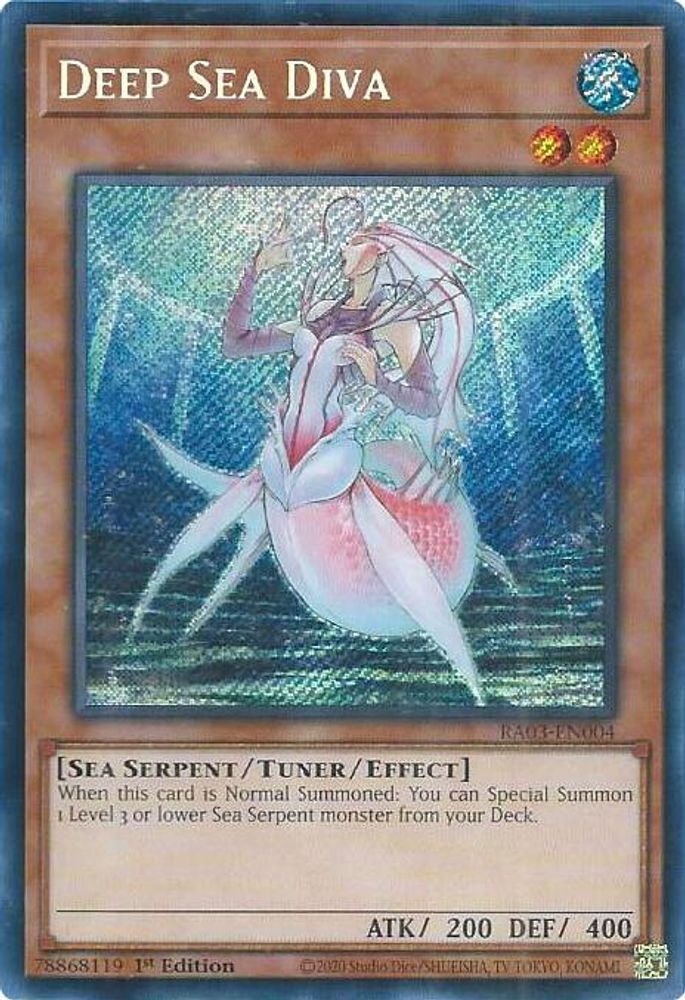 [SECRET RARE] Deep Sea Diva (Secret Rare) - (RA03-EN004) - 1st Edition