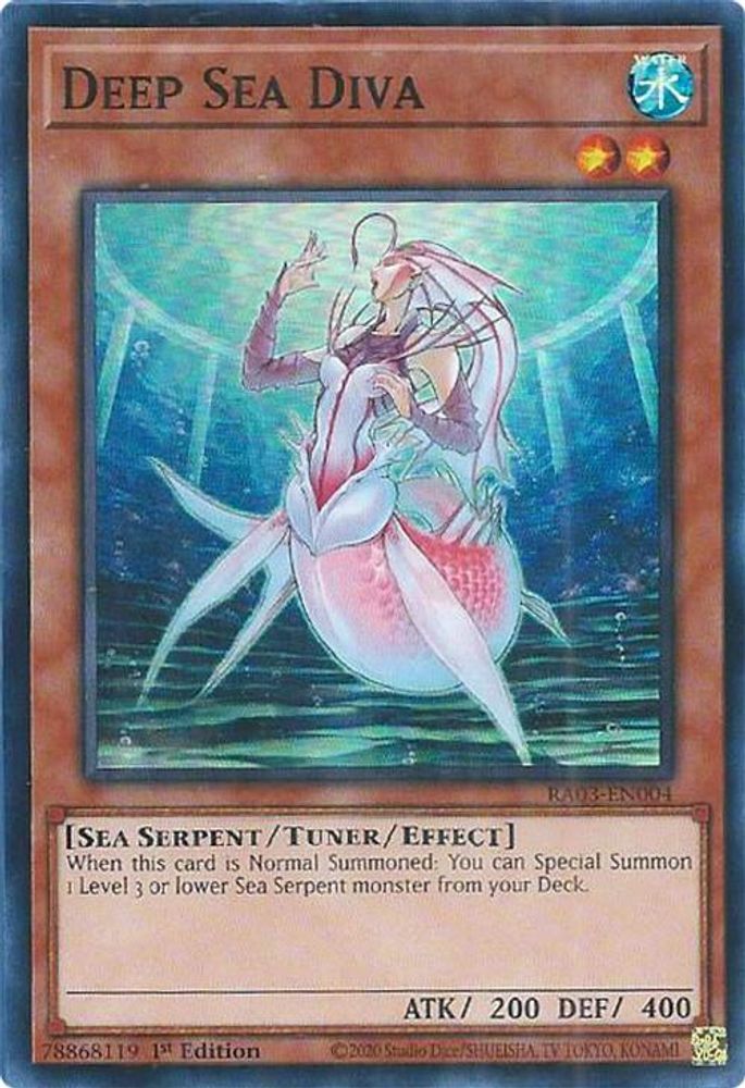 [SUPER RARE] Deep Sea Diva - (RA03-EN004) - 1st Edition