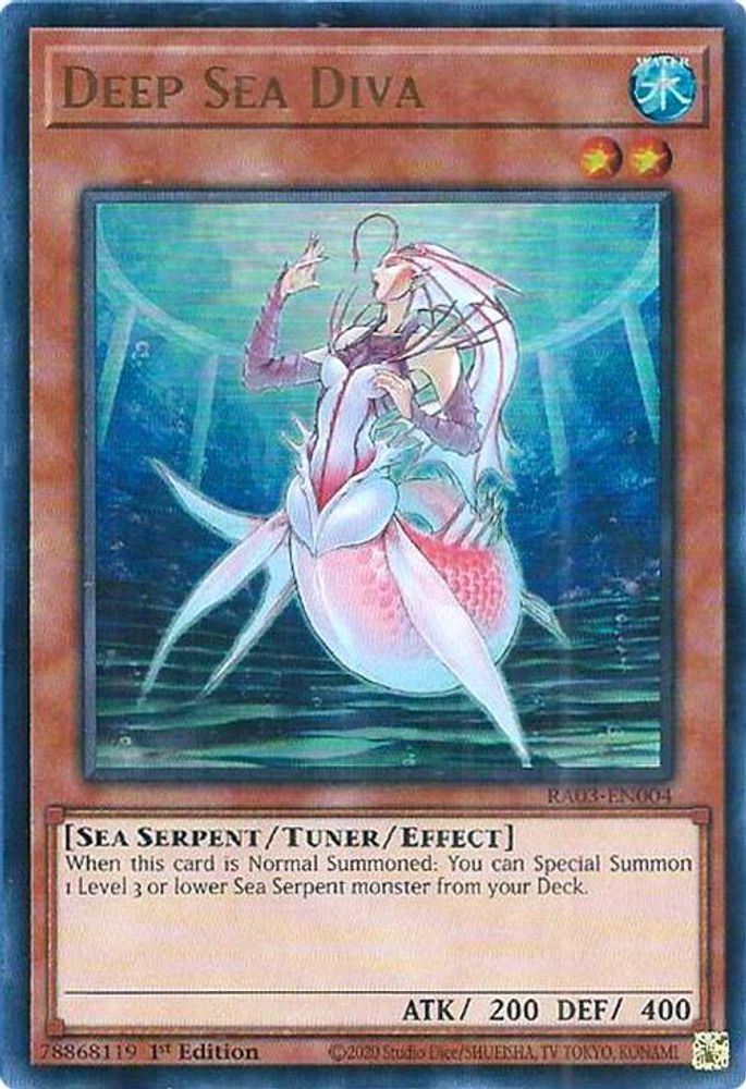 [ULTRA RARE] Deep Sea Diva (UR) - (RA03-EN004) - 1st Edition
