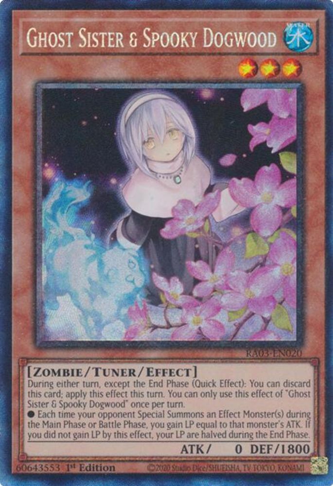 [ALTERANTE ART] [COLLECTOR RARE] Ghost Sister & Spooky Dogwood (PCR) - (RA03-EN020) - 1st Edition