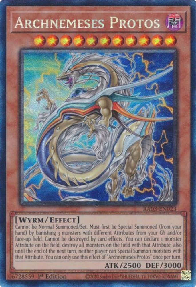 [COLLECTOR RARE] Archnemeses Protos (PCR) - (RA03-EN023) - 1st Edition