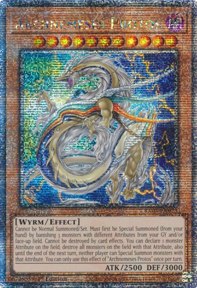 [QUARTER CENTURY RARE] Archnemeses Protos (Quarter Century Secret Rare) - (RA03-EN023) - 1st Edition