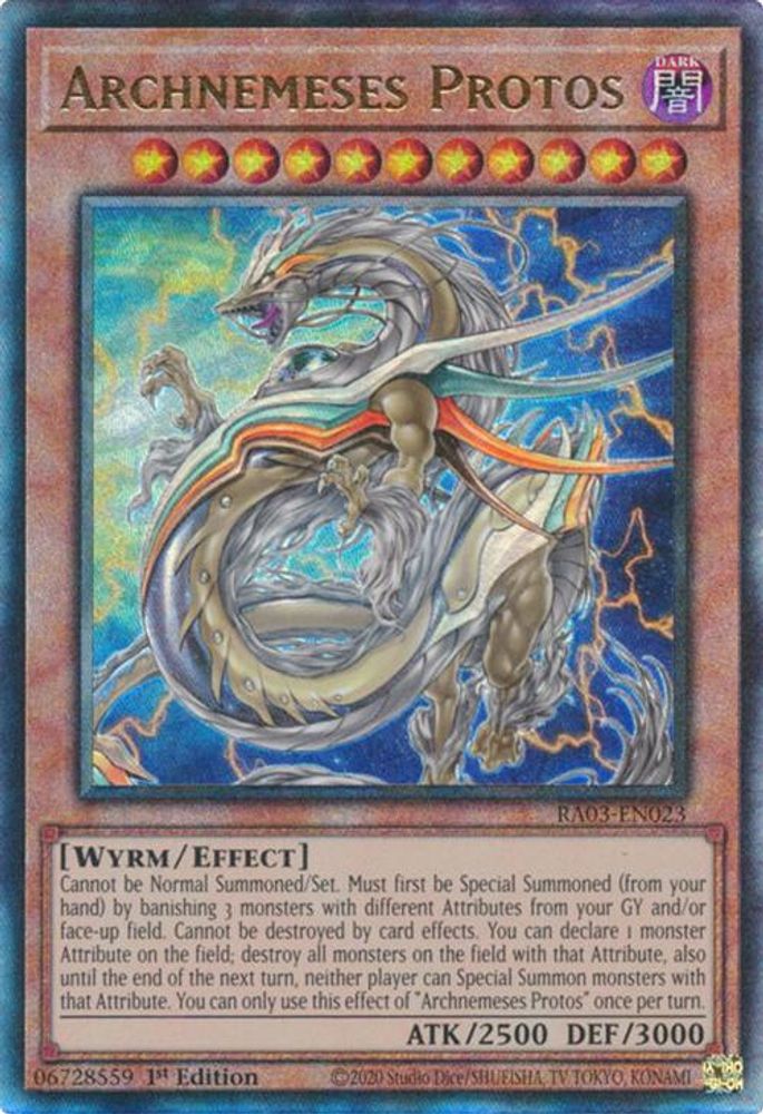 [ULTIMATE RARE] Archnemeses Protos (PUR) - (RA03-EN023) - 1st Edition