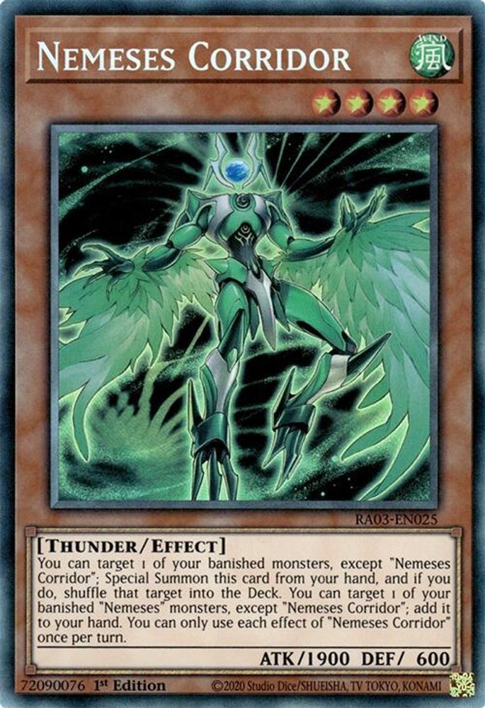 [COLLECTOR RARE] Nemeses Corridor (PCR) - (RA03-EN025) - 1st Edition