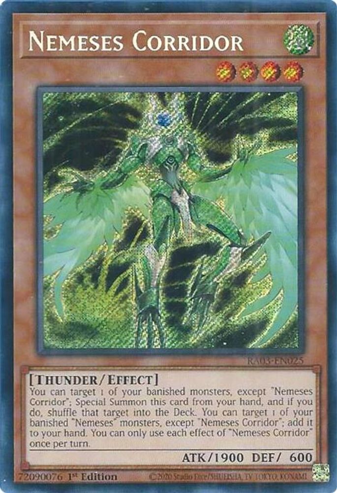 [SECRET RARE] Nemeses Corridor (Secret Rare) - (RA03-EN025) - 1st Edition