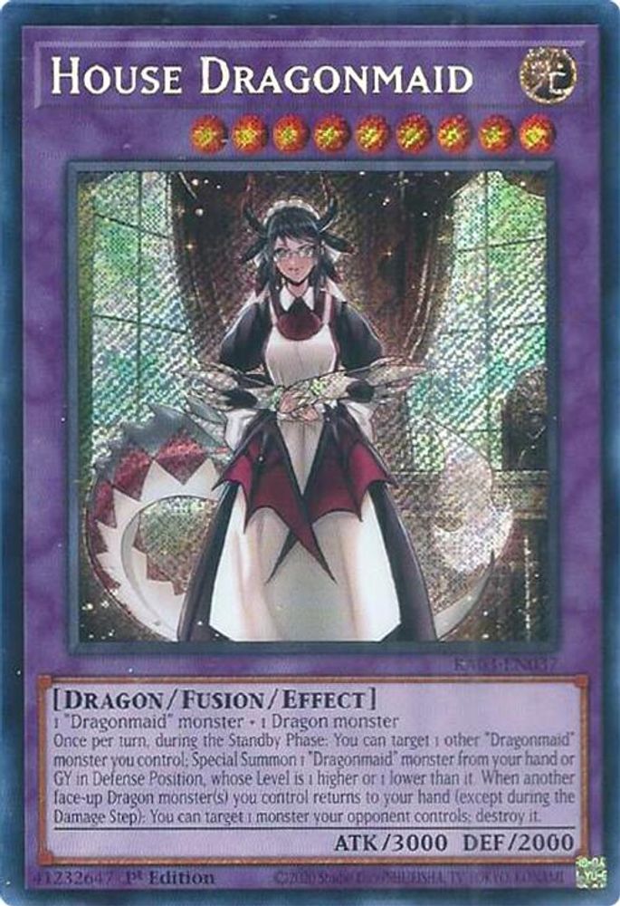 [SECRET RARE] House Dragonmaid (Secret Rare) - (RA03-EN037) - 1st Edition