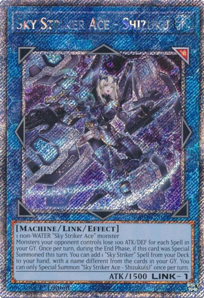 [PLATINUM RARE] Sky Striker Ace - Shizuku (Platinum Secret Rare) - (RA03-EN043) - 1st Edition