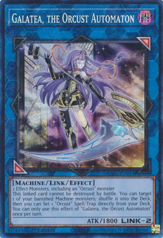 [COLLECTOR RARE] Galatea, the Orcust Automaton (PCR) - (RA03-EN044) - 1st Edition