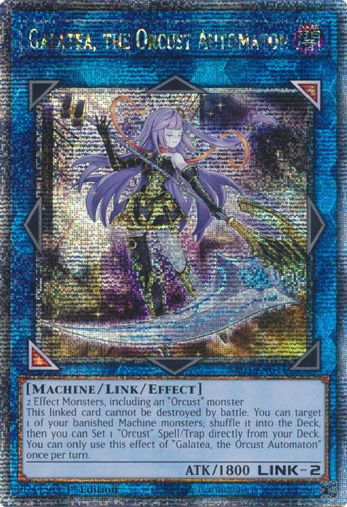 [QUARTER CENTURY RARE] Galatea, the Orcust Automaton (Quarter Century Secret Rare) - (RA03-EN044) - 1st Edition