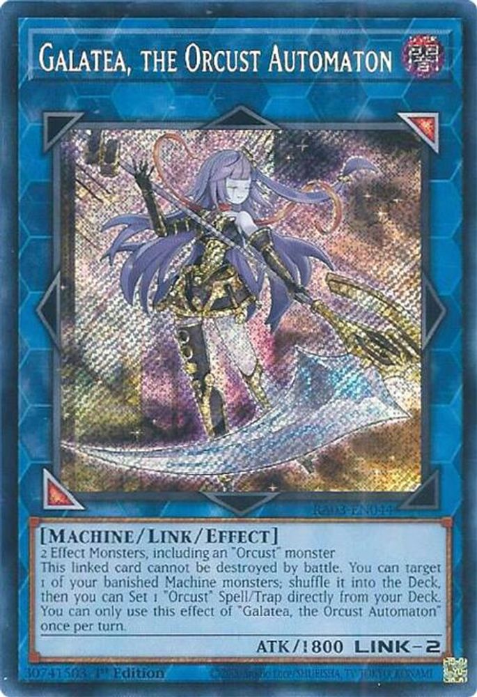 [SECRET RARE] Galatea, the Orcust Automaton (Secret Rare) - (RA03-EN044) - 1st Edition