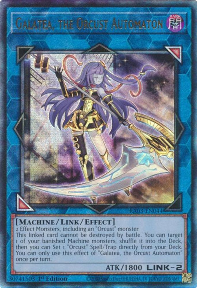 [ULTIMATE RARE] Galatea, the Orcust Automaton (PUR) - (RA03-EN044) - 1st Edition