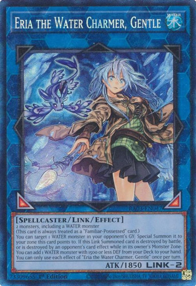[COLLECTOR RARE] Eria the Water Charmer, Gentle (PCR) - (RA03-EN047) - 1st Edition