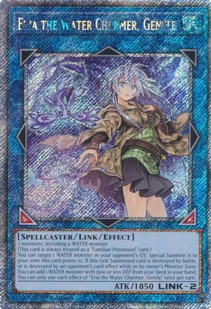 [PLATINUM RARE] Eria the Water Charmer, Gentle (Platinum Secret Rare) - (RA03-EN047) - 1st Edition