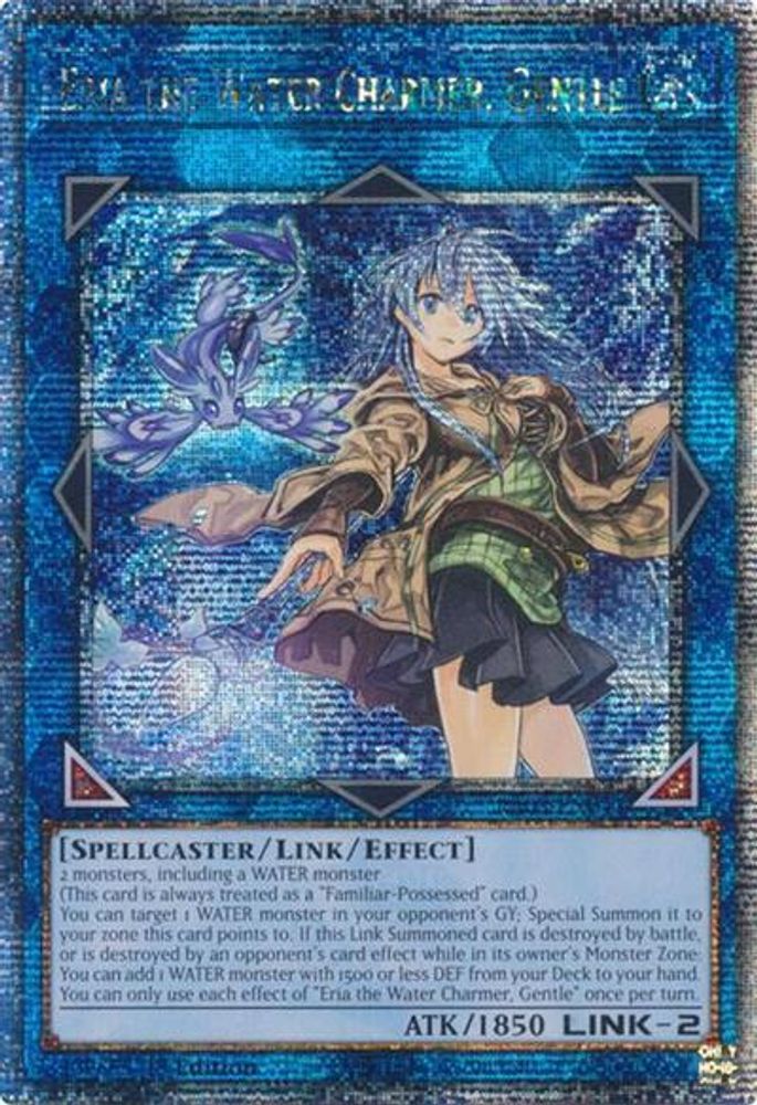 [QUARTER CENTURY RARE] Eria the Water Charmer, Gentle (Quarter Century Secret Rare) - (RA03-EN047) - 1st Edition