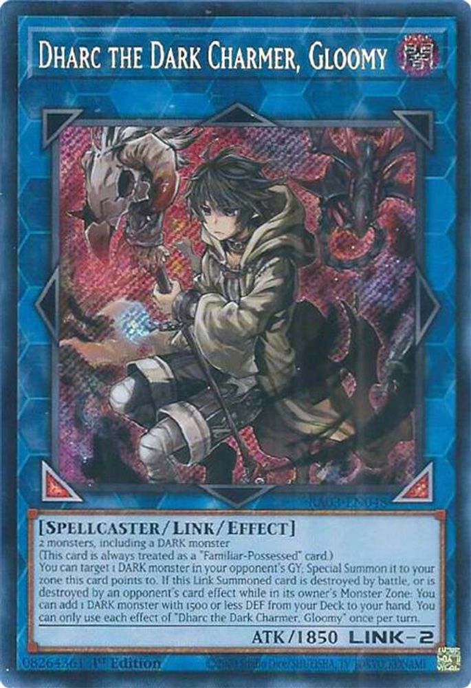 [SECRET RARE] Dharc the Dark Charmer, Gloomy (Secret Rare) - (RA03-EN048) - 1st Edition