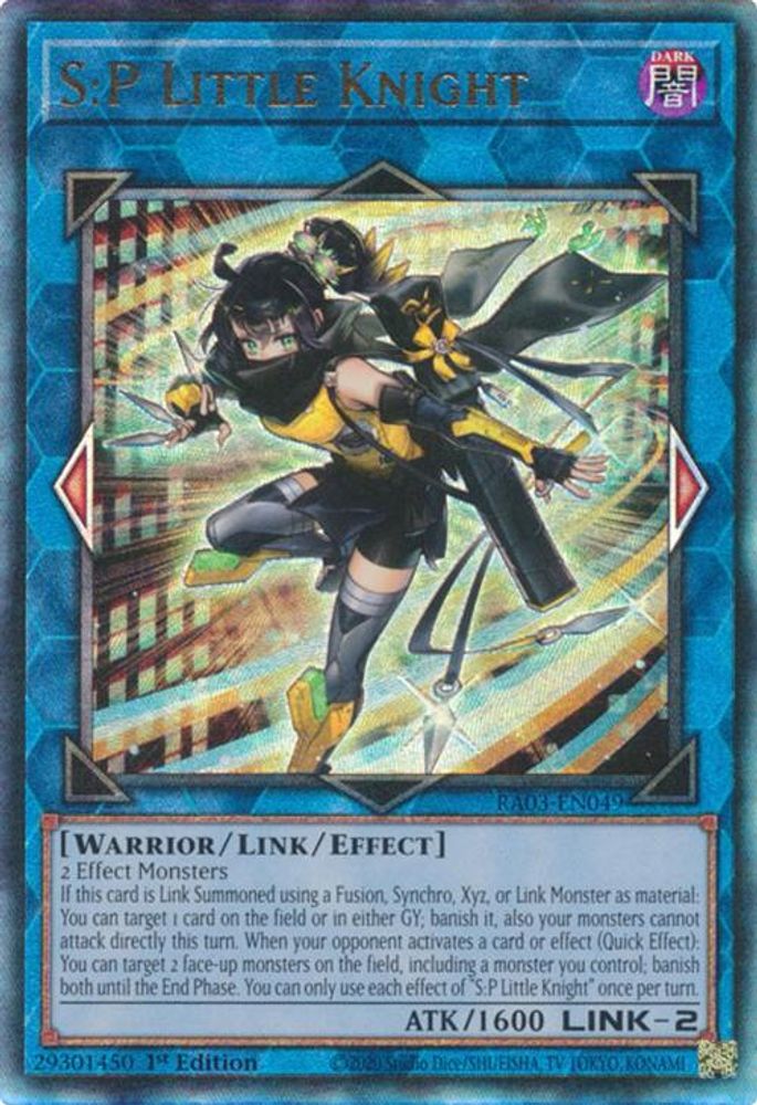 [ULTIMATE RARE] S:P Little Knight (PUR) - (RA03-EN049) - 1st Edition