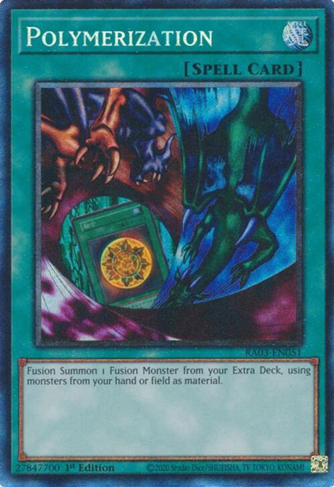 [ALTERANTE ART] [COLLECTOR RARE] Polymerization (A) (PCR) - (RA03-EN051) - 1st Edition