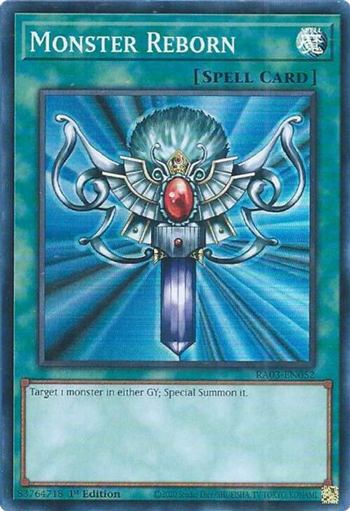 [SUPER RARE] Monster Reborn - (RA03-EN052) - 1st Edition
