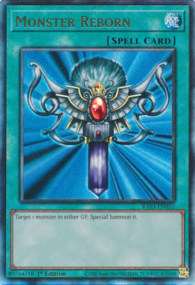 [ULTIMATE RARE] Monster Reborn (PUR) - (RA03-EN052) - 1st Edition