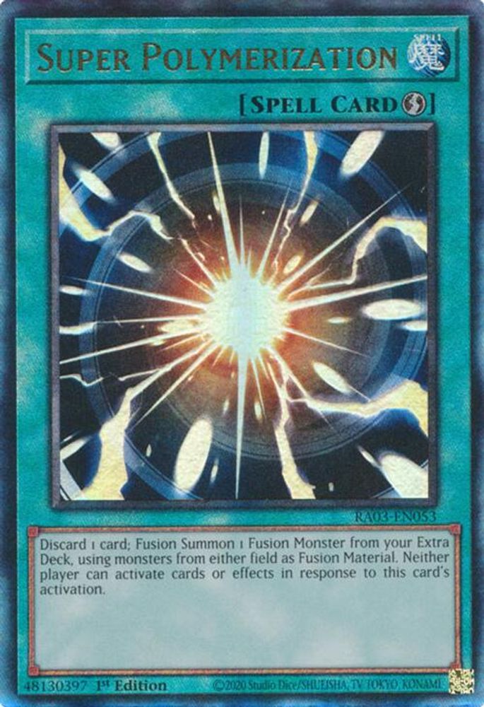 [ULTIMATE RARE] Super Polymerization (PUR) - (RA03-EN053) - 1st Edition