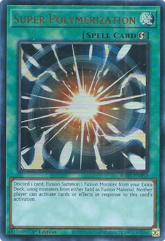 [ULTRA RARE] Super Polymerization (UR) - (RA03-EN053) - 1st Edition