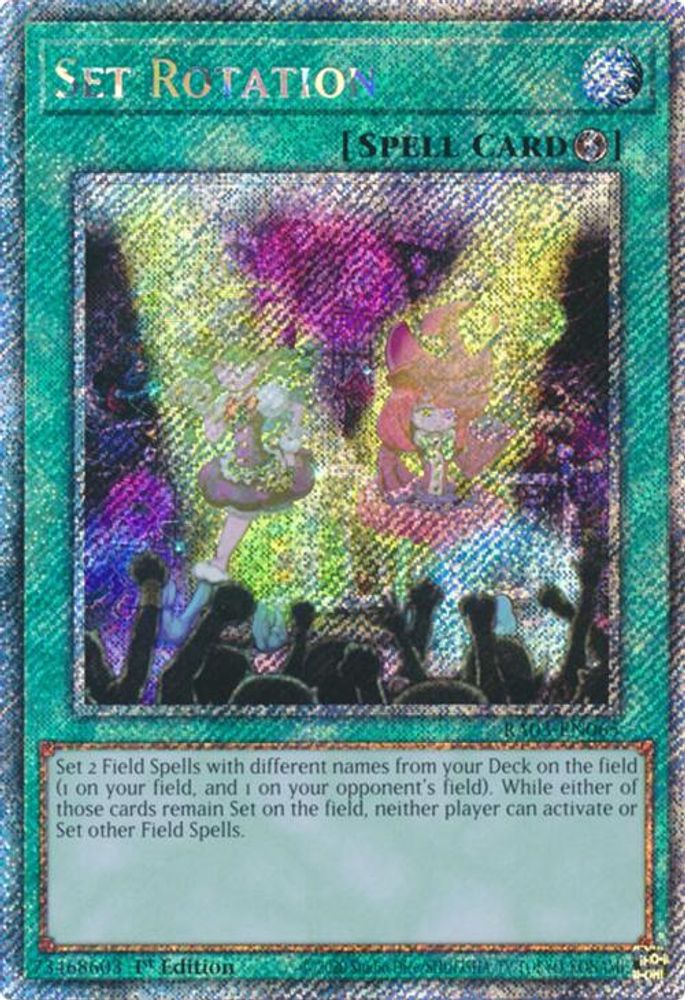 [PLATINUM RARE] Set Rotation (Platinum Secret Rare) - (RA03-EN065) - 1st Edition