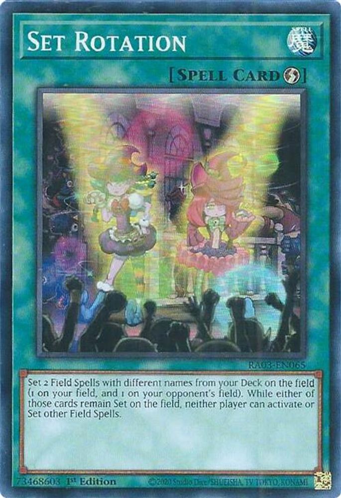 [SUPER RARE] Set Rotation - (RA03-EN065) - 1st Edition