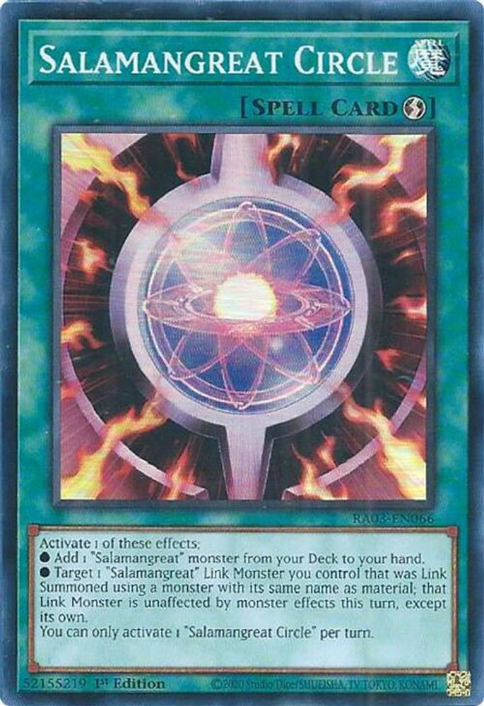 [SUPER RARE] Salamangreat Circle - (RA03-EN066) - 1st Edition