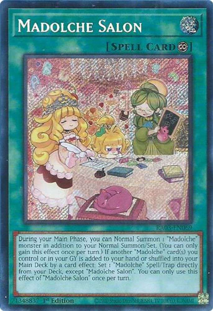 [SECRET RARE] Madolche Salon (Secret Rare) - (RA03-EN069) - 1st Edition