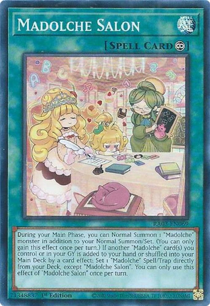 [SUPER RARE] Madolche Salon - (RA03-EN069) - 1st Edition