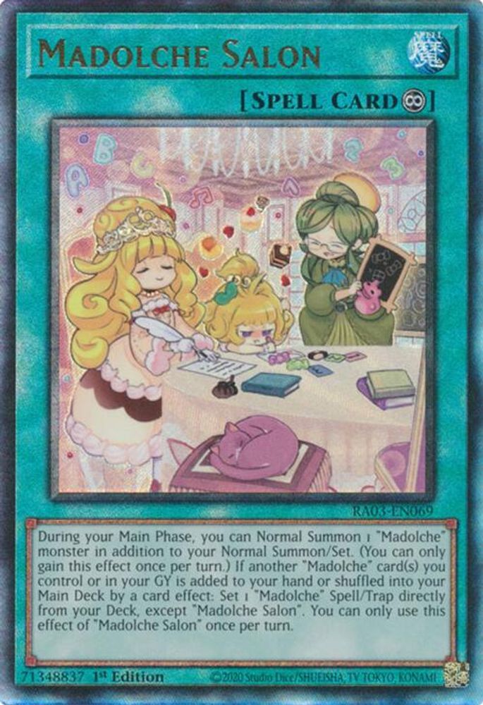 [ULTIMATE RARE] Madolche Salon (PUR) - (RA03-EN069) - 1st Edition